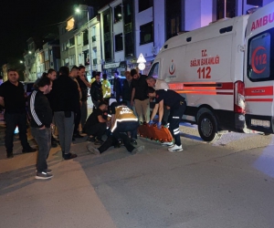 İnegöl’de Motosikletli Kaza Yaptı! 