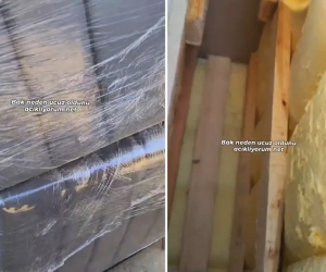 Satın aldığı koltuğu inceleyen vatandaştan sert tepki!