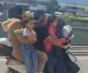 Trafikte görenler saymakta zorlandı!