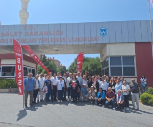 CHP İnegöl teşkilatından Silivri'de İmamoğlu'na destek