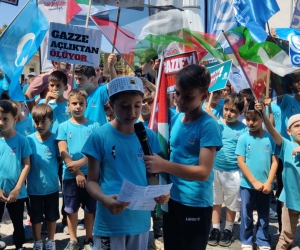 Filistin İçin İnegöl’de Çocuklardan Vicdan Çağrısı