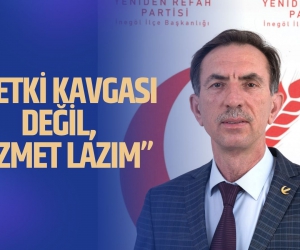 İnegöl altyapısına tepki: “Yetki kavgası değil, hizmet lazım”