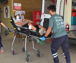 İnegöl'de acılar içinde acile kaldırıldı!