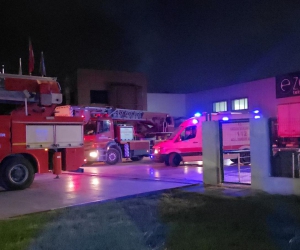İnegöl'de tekstil fabrikasında yangın
