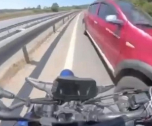Ölümle burun buruna böyle geldi!