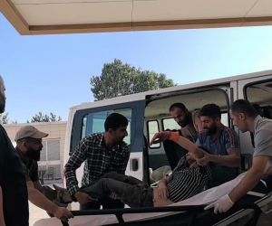 İnegöl'de korkutan iş kazası! Bir işçi başından yaralandı