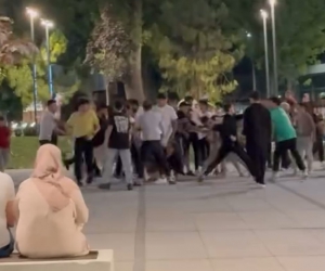 İnegöl'de meydan muharebesi, yumruklar havada uçuştu