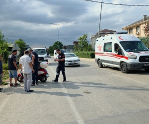 Nene Hatun Kavşağı'nda korkutan kaza: 1 yaralı