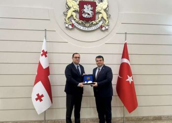 Hasan Öztürk, Gürcistan Büyükelçisi Janjgava'yı ziyaret etti