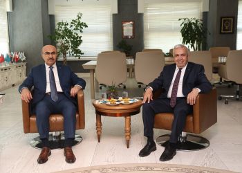 Vali Demirtaş’tan Başkan Şadi Özdemir’e ziyaret