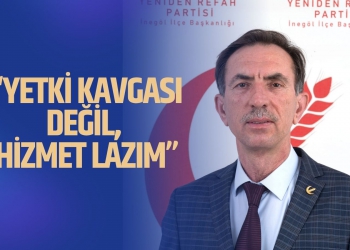 İnegöl altyapısına tepki: “Yetki kavgası değil, hizmet lazım”