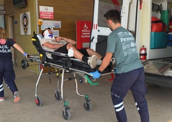 İnegöl'de acılar içinde acile kaldırıldı!
