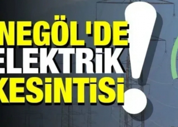 İnegöllüler dikkat! Kesinti var
