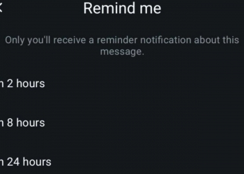 WhatsApp Mesaj Hatırlatma Özelliği Nasıl Kullanılır?