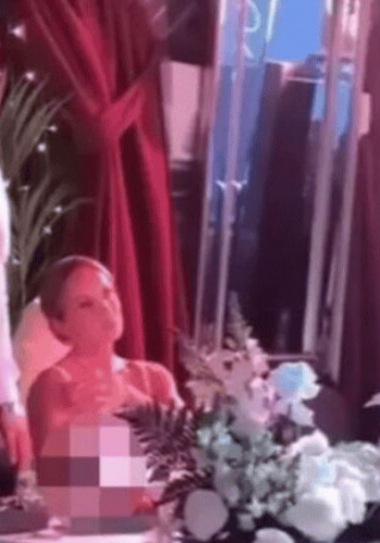 Damadın eski sevgilisi düğünü bastı! Ortalığı birbirine kattı...
