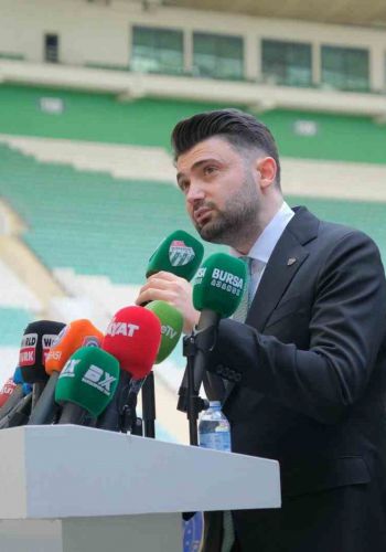 Bursaspor Başkanı Enes Çelik: “Bursaspor büyüklüğünü hiçbir zaman kaybetmeyecek”