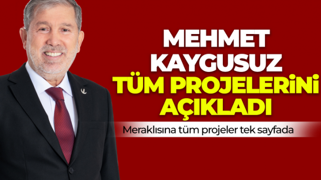 Mehmet Kaygusuz tüm projelerini açıkladı