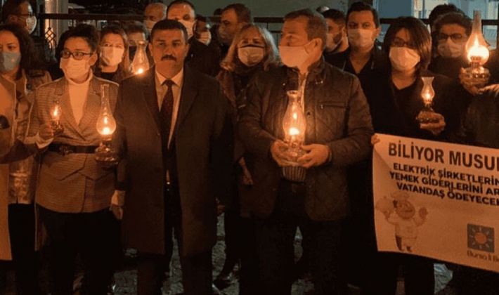 Iyi Parti Den Elektrik Faturasi Tepkisi Bursa Haberleri