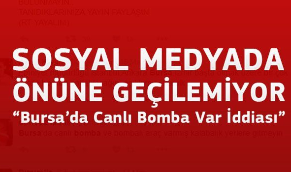 Bursa Da Canli Bomba Var Iddasi Bursa Haberleri