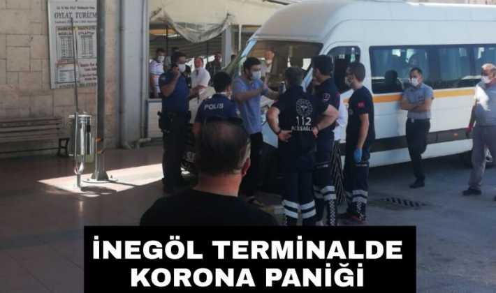 inegol terminalde korona panigi