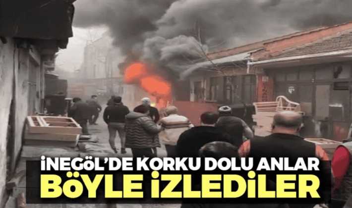 İnegöl’de korku dolu anlar / İnegöl haberleri