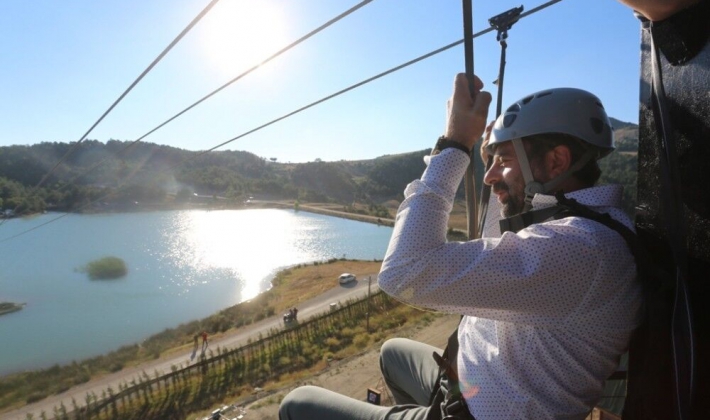 Gürsu adrenalin park hobbit evler renkleniyor / Bursa haberleri