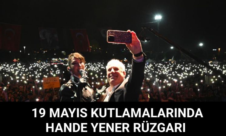 19 Mayıs kutlamalarında Hande Yener rüzgarı