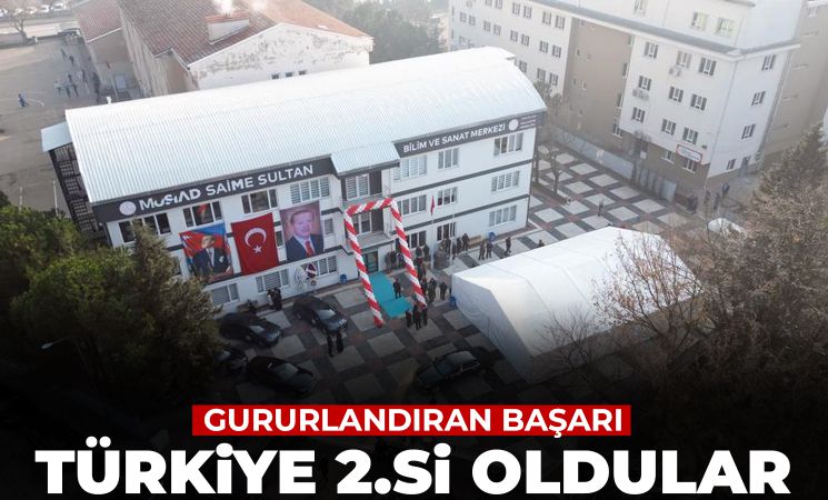 MÜSİAD Saime Sultan Bilim ve Sanat Merkezi'nden Uluğ Bey'e Armağan: Türkiye 2.'liği!