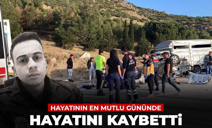 İnegöllü gardiyan hayatının en mutlu gününde hayatını kaybetti