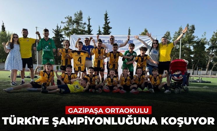Gazipaşa Ortaokulu Türkiye Şampiyonluğuna Koşuyor