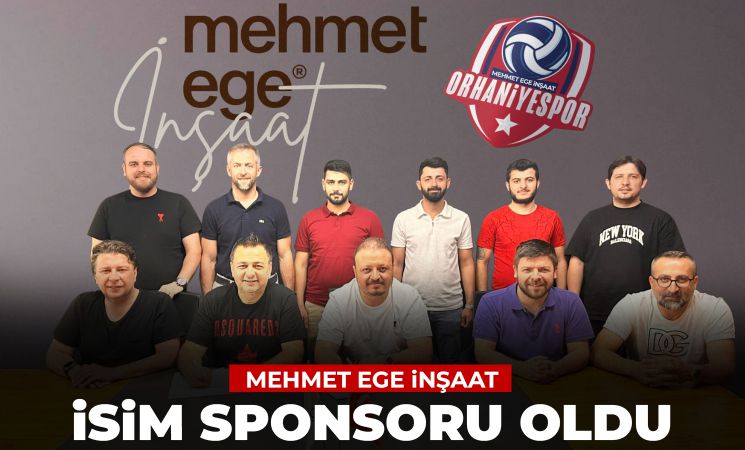 İnegöl Orhaniyespor Voleybol'da Yeni Ön İsim Sponsoru: Mehmet Ege İnşaat!