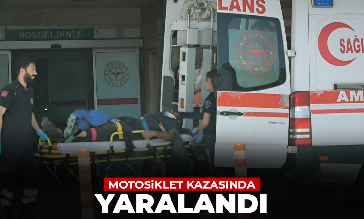 Akbaşlar Mahallesinde Motor Kazası
