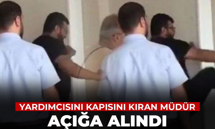 Bursa'da Kadın Müdür Yardımcısının Kapısını Kıran Okul Müdürü Açığa Alındı