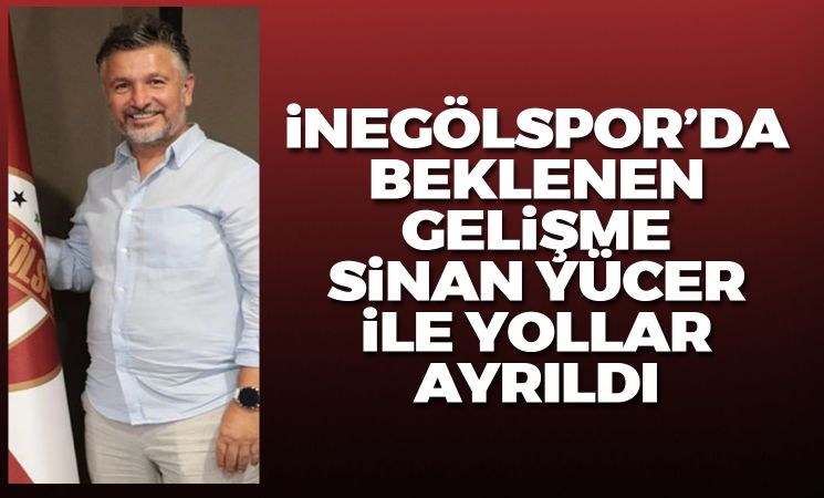 İnegölspor, Teknik Direktör Sinan Yücer ile Yolları Ayırdı