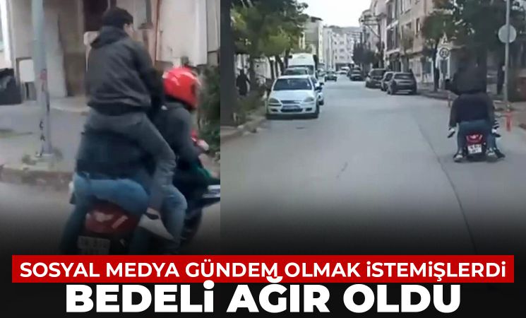 Sosyal medyada gündem olmak istemişlerdi! Bedeli ağır oldu