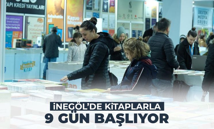 İnegöl'de Kitaplarla Dolu 9 Gün Başlıyor