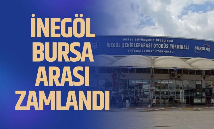İnegöl-Bursa Otobüs Ücretlerine Zam Geldi