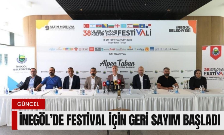 İnegöl’de festival için geri sayım başladı!