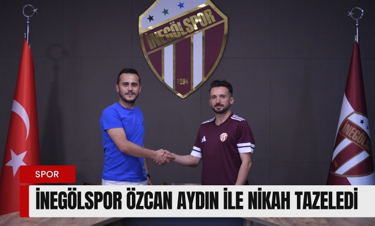 İnegölspor Özcan Aydın ile sözleşme uzattı!