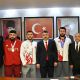 Başkan Yılmaz şampiyonları ağırladı