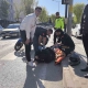 Kazaya yapan motosikletteki 2 kişi yaralandı