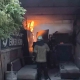 İnegöl’de öğrenci yurdunda yangın