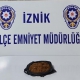 İznik’te polis ekiplerinin durdurduğu araçtan uyuşturucu çıktı