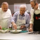 Başkan ve eşi, obezite ile mücadele için mutfağa girdi