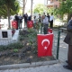Şehidinin adının verildiği okul öğrencilerinden şehide vefa