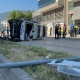 Bursa’da kadına şiddet ihbarından dönen polis aracı takla attı: 2’si polis 4 yaralı