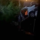 Bursa’da kontrolden çıkan otomobil bahçeye uçtu : 1 yaralı