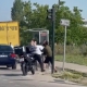 Anayol boks ringine döndü... Trafik durdu yumruklar havada uçuştu
