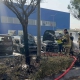 Bursa’da AVM otoparkında yangın: 6 araç kül oldu