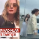 Bu sefer erkekler değil, kadın sürücüler tartıştı: O anlar kamerada